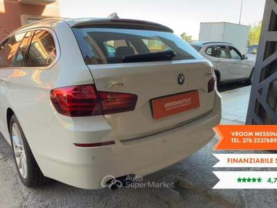 BMW Serie 5 520d 520d xDrive Touring Luxury Bianco usata Santa Margherita