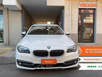 BMW Serie 5 520d 520d xDrive Touring Luxury Bianco usata Santa Margherita