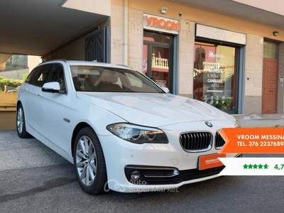 BMW Serie 5 520d 520d xDrive Touring Luxury Bianco usata Santa Margherita