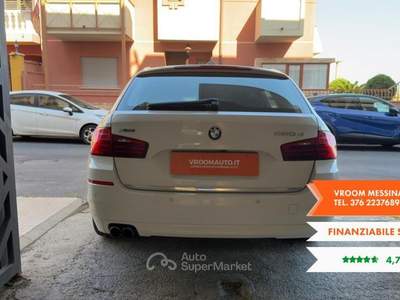 BMW Serie 5 520d 520d xDrive Touring Luxury Bianco usata Santa Margherita