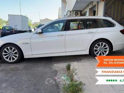 BMW Serie 5 520d 520d xDrive Touring Luxury Bianco usata Santa Margherita