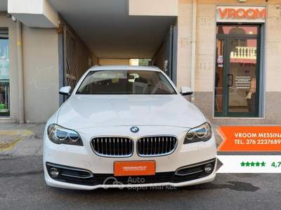 BMW Serie 5 520d 520d xDrive Touring Luxury Bianco usata Santa Margherita