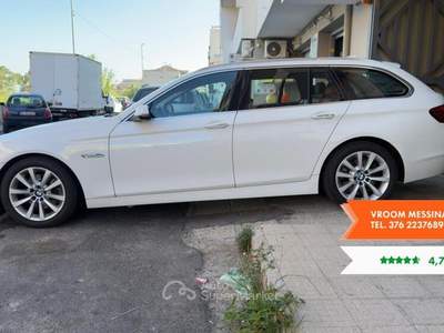 BMW Serie 5 520d 520d xDrive Touring Luxury Bianco usata Santa Margherita