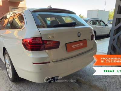 BMW Serie 5 520d 520d xDrive Touring Luxury Bianco usata Santa Margherita