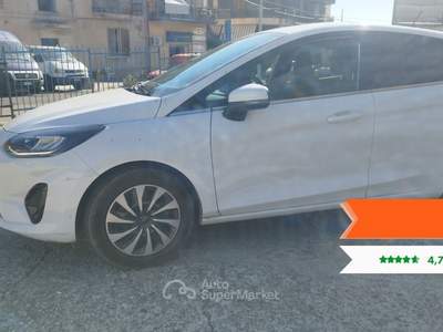 Ford Fiesta Fiesta 1.0 Ecoboost Hybrid 125 CV 5 porte Titanium Bianco usata Paola