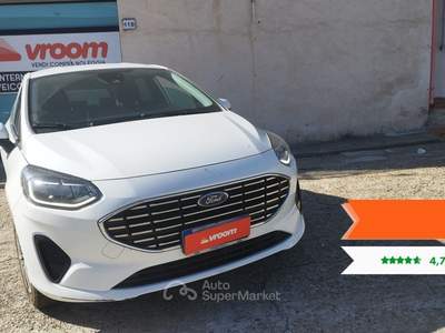 Ford Fiesta Fiesta 1.0 Ecoboost Hybrid 125 CV 5 porte Titanium Bianco usata Paola