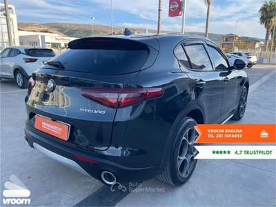 Alfa Romeo Stelvio Stelvio 2.2 Turbodiesel 190 CV AT8 Q4 Executive Nero usata Comiso