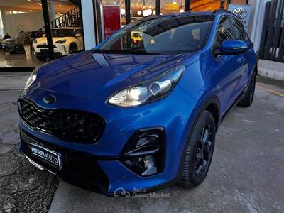 Kia Sportage 1.6 CRDI 136 DCT7 2WD Mild Hybrid Black Edition Blu/Azzurro usata Sassari