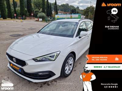 Seat Leon Leon Sportstourer 2.0 TDI 150 CV DSG Business Bianco usata Perugia