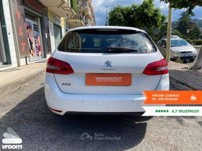 Peugeot 308 308 BlueHDi 120 S&S EAT6 SW Allure Bianco usata Rossano Stazione