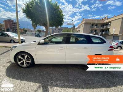 Peugeot 308 308 BlueHDi 120 S&S EAT6 SW Allure Bianco usata Rossano Stazione