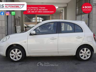 Nissan Micra Micra 1.2 12V 5 porte  Acenta Unicoproprietario Bianco usata Torino