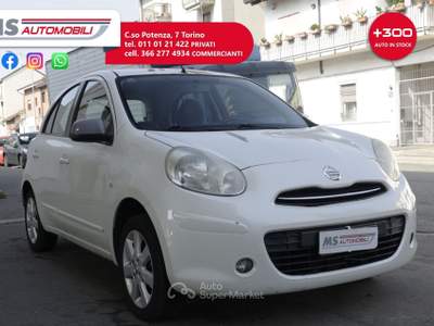 Nissan Micra Micra 1.2 12V 5 porte  Acenta Unicoproprietario Bianco usata Torino