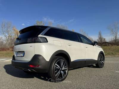 Peugeot 5008 1.5 bluehdi GT s&s 130cv eat8 7 Posti Camera 360 Bianco usata Settimo Torinese