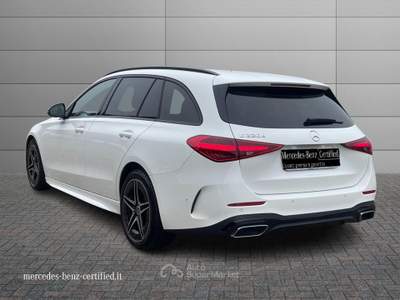 Mercedes-Benz Classe C  - c sw 220 d mhev amg line premium 197 Bianco usata Montecosaro