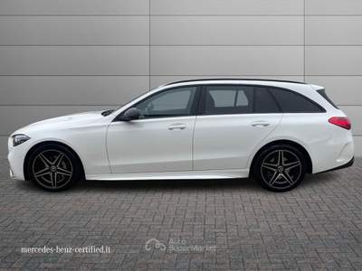 Mercedes-Benz Classe C  - c sw 220 d mhev amg line premium 197 Bianco usata Montecosaro