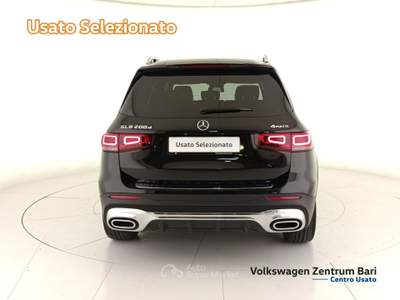 Mercedes-Benz Classe GLB 200 d premium 4matic auto Nero usata Bari