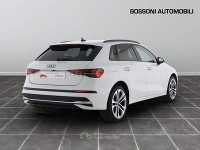 Audi A3 sportback 1.5 tfsi mhev 116cv business Bianco usata Cremona