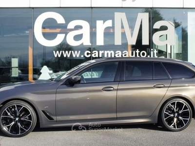 BMW Serie 5 520d 520 d 48V xDrive Touring Msport LISTINO 80.300€ Grigio usata Manzano