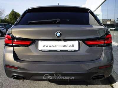 BMW Serie 5 520d 520 d 48V xDrive Touring Msport LISTINO 80.300€ Grigio usata Manzano