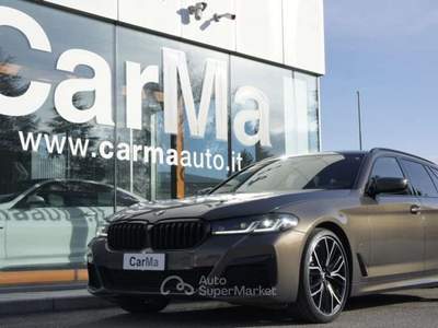 BMW Serie 5 520d 520 d 48V xDrive Touring Msport LISTINO 80.300€ Grigio usata Manzano