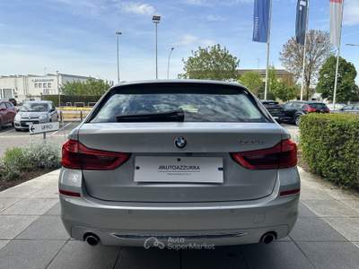 BMW Serie 5 530d 530d Touring Luxury *UNIPRO, IVA, TAGLIANDI BMW, PACK LUCI, PROMO AZZURRA* Argento usata Suzzara
