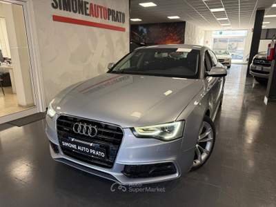Audi A5 SPB 2.0 TDI 177 CV quattro Business S Tronic Plus S Line Argento usata Prato