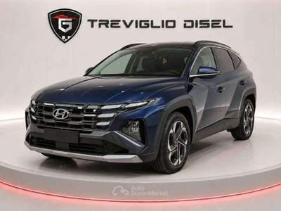 Hyundai Tucson hev Exellence 4wd 215cv KM ZERO PRONTA CONSEGNA Blu/Azzurro usata Romano di Lombardia