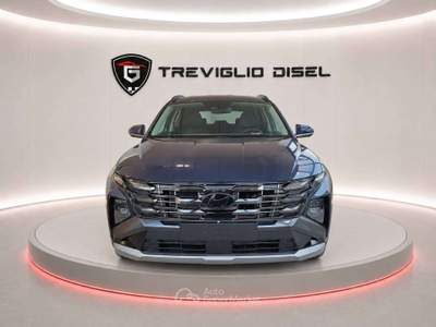 Hyundai Tucson hev Exellence 4wd 215cv KM ZERO PRONTA CONSEGNA Blu/Azzurro usata Romano di Lombardia