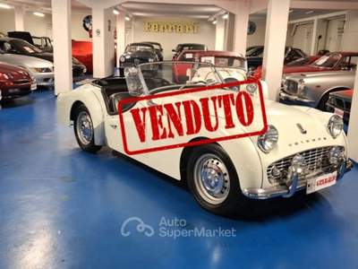 Triumph TR3 A**TARGA MILANO**ASI TARGA ORO Bianco usata Vigevano Triumph TR3 A**TARGA MILANO**ASI TARGA ORO Bianco usata Vigevano