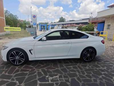 BMW Serie 4 420d d 48V xDrive Coupé Msport Bianco usata Frosinone