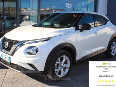 Nissan Juke 1.0 dig-t N-Connecta 114cv Con TELECAMERA Bianco usata Latina