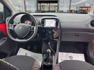 Citroen C1 1.0 vti Feel 72cv neopatentati Con CARPLAY Rosso usata Latina