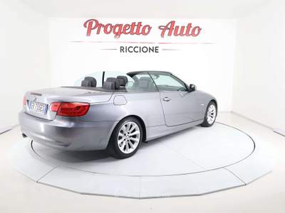 BMW Serie 3 320d 320 320d Cabrio Futura 184cv C.AUT PELLE XENON EURO5 Grigio usata Riccione