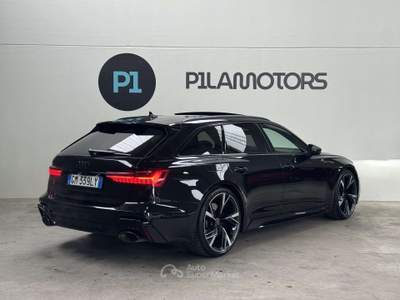 Audi RS 6 RS6 Avant 4.0 mhev quattro tiptronic - Possibilità subentro Leasing - Iva Esposta Nero usata Castenedolo