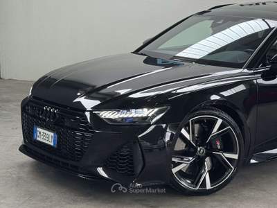 Audi RS 6 RS6 Avant 4.0 mhev quattro tiptronic - Possibilità subentro Leasing - Iva Esposta Nero usata Castenedolo