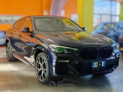 BMW X6 xdrive30d mhev 48V Msport auto Nero usata Senigallia