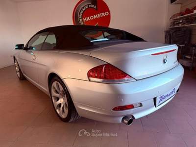 BMW Serie 6 645Ci Ci cat Cabrio Argento usata Crocetta del Montello