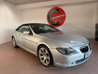 BMW Serie 6 645Ci Ci cat Cabrio Argento usata Crocetta del Montello