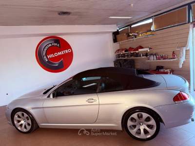 BMW Serie 6 645Ci Ci cat Cabrio Argento usata Crocetta del Montello