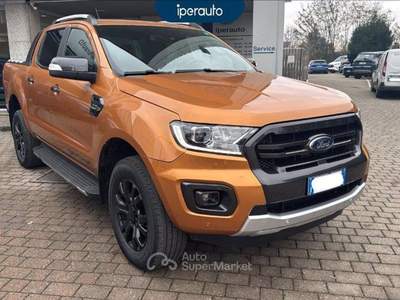 Ford Ranger 2.0 ecoblue wildtrak 213cv auto *IVA ESCLUSA* Arancione usata Bergamo