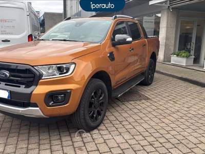 Ford Ranger 2.0 ecoblue wildtrak 213cv auto *IVA ESCLUSA* Arancione usata Bergamo