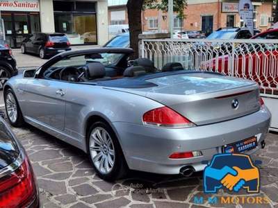 BMW Serie 6 635 CSi i cat Cabrio UNICA TAGLIANDI BMW Grigio usata Sassuolo