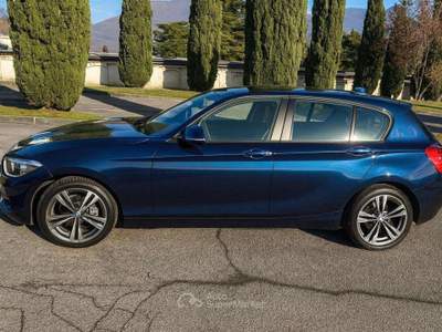 BMW Serie 1 118d 118 Serie 1 F/20-21 2011 118d 5p Urban Blu/Azzurro usata Gardone Val Trompia