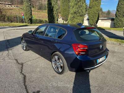 BMW Serie 1 118d 118 Serie 1 F/20-21 2011 118d 5p Urban Blu/Azzurro usata Gardone Val Trompia