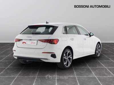 Audi A3 sportback 35 1.5 tfsi mhev business advanced s tronic Bianco usata Cremona