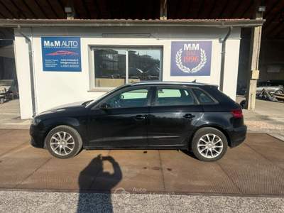 Audi A3 SPB 1.6 TDI clean diesel S tronic Attraction  NAVG Nero usata SAVIGNANO SUL RUBICONE