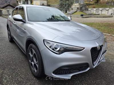 Alfa Romeo Stelvio 2.2 Turbodiesel 190 CV AT8 Q4 Sprint UNICO PROPR. Argento usata Varallo