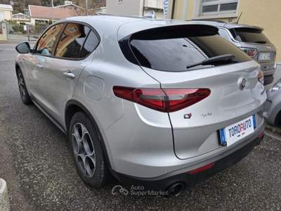 Alfa Romeo Stelvio 2.2 Turbodiesel 190 CV AT8 Q4 Sprint UNICO PROPR. Argento usata Varallo
