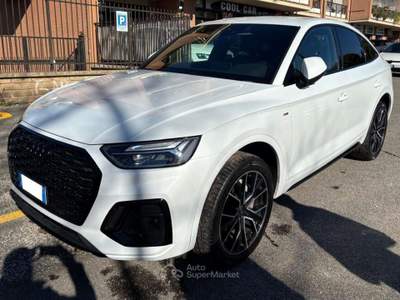Audi Q5 Q5 Sportback  40 2.0 tdi  S line Plus quattro Bianco usata Castel Gandolfo